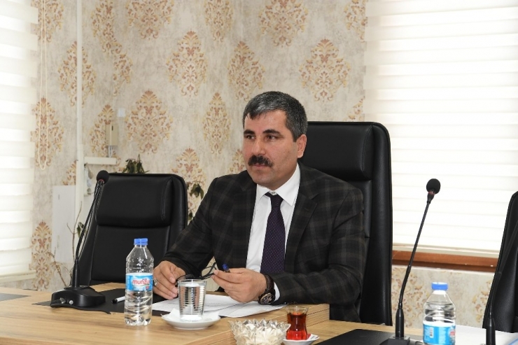 Başkan Asya, Birim Amirleriyle Durum Değerlendirmesi Yaptı