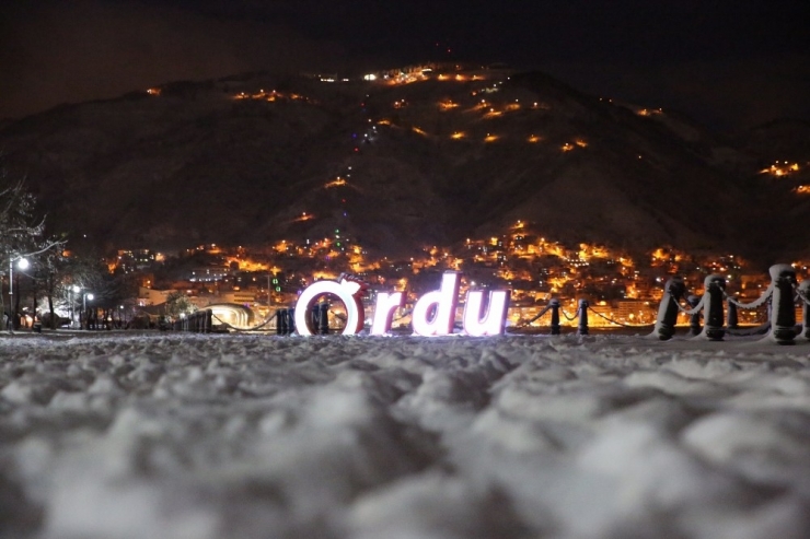 Ordu’dan Kartpostallık Kar Manzaraları