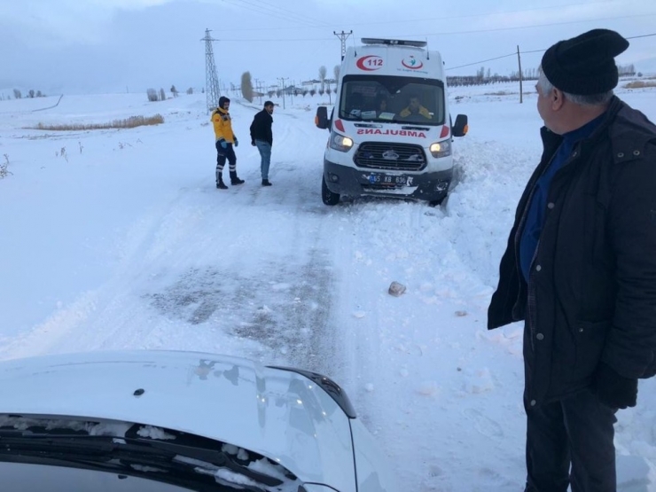 Tuşba’da Hasta Kurtarma Operasyonu