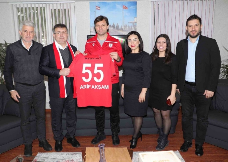 Sağlam’dan Akşam’a Samsunspor Forması