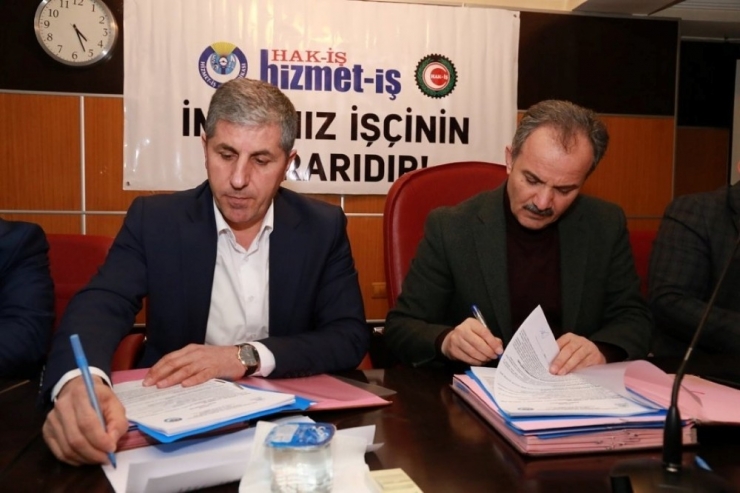 Adıyaman Belediyesinde Toplu İş Sözleşmesi İmzalandı