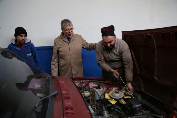 Başkan Arslan Esnaf Ziyaretlerine Devam Ediyor