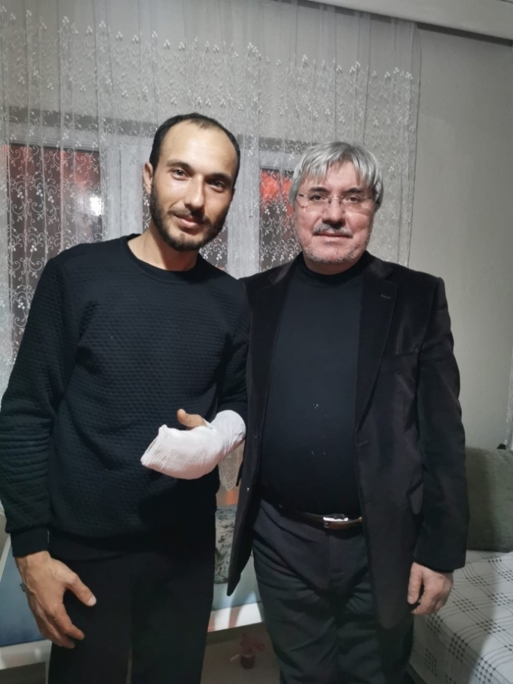 Başkan Cengiz İdlib Gazisini Ziyaret Etti