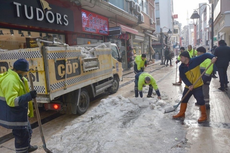 Fatsa’da Karla Mücadele