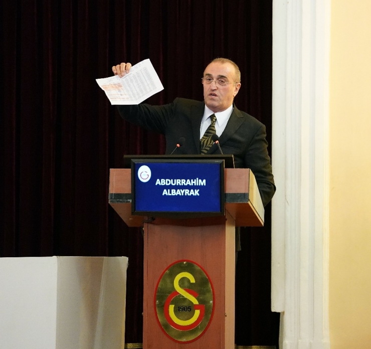 Abdurahim Albayrak: "Galatasaray’ın Borcu Yönetilebilir Duruma Geldi"