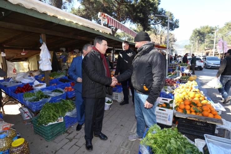 Tütüncü Çakırlar Esnafının Sorunlarını Dinledi