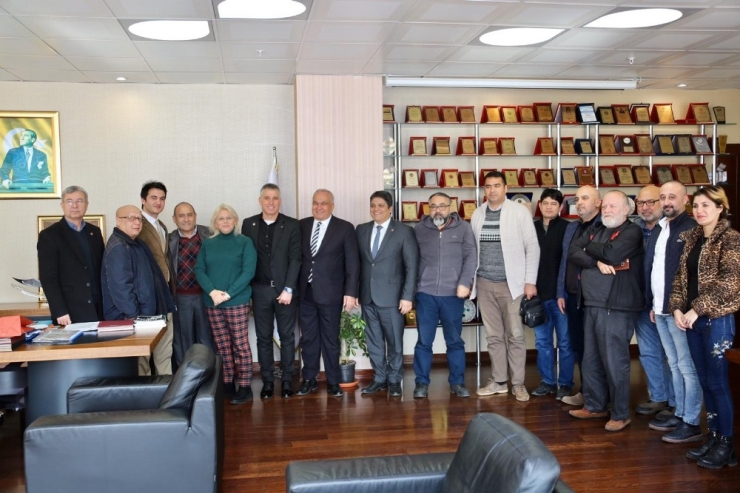 Mgc Yönetiminden Başkan Tollu’ya Ziyaret