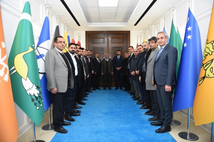 Mhp’den Başkan Güder’e Ziyaret