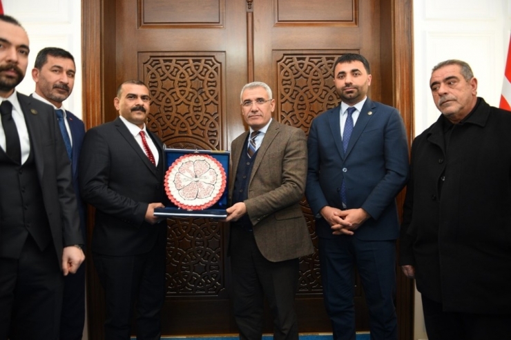 Mhp’den Başkan Güder’e Ziyaret