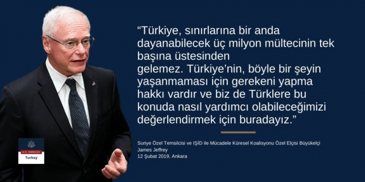 Abd Suriye Özel Temsilcisi Jeffrey: “Türkiye’nin Suriye’de Özellikle İdlib’de Askeri Güç Bulundurma Noktasındaki Bu Meşru Menfaatlerini Anlıyor Ve Destekliyoruz”