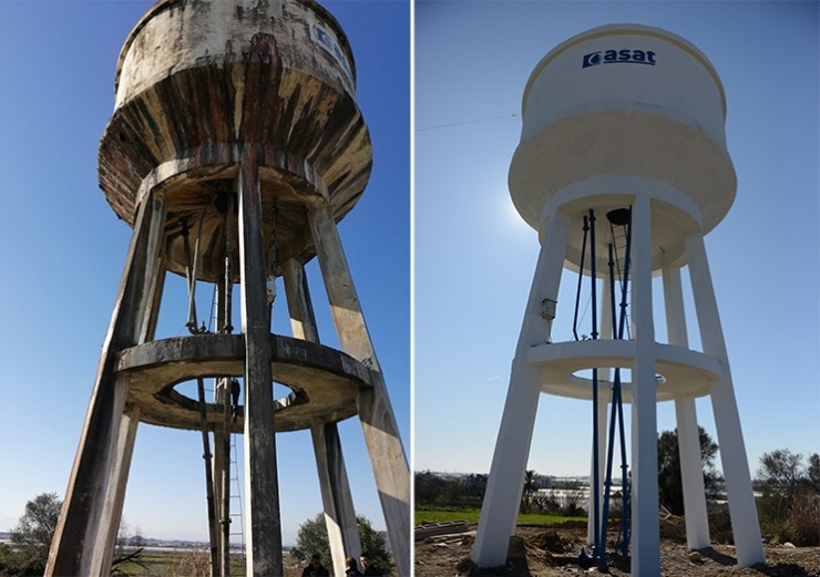 İlçelerdeki İçme Suyu Depolarına Bakım