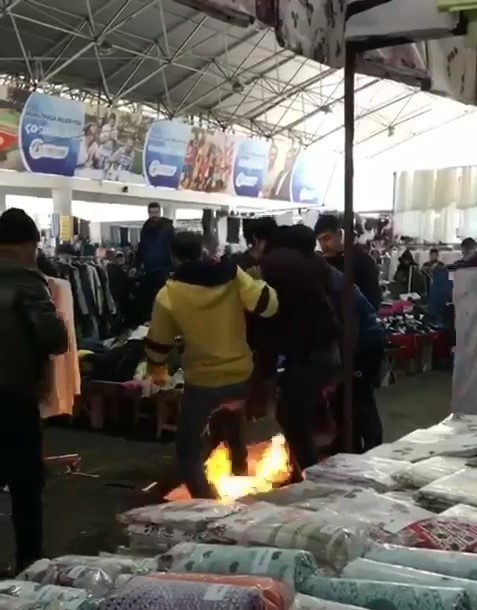 Esnafın Alev Alan Piknik Tüpüyle Mücadelesi