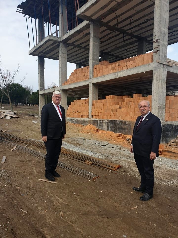 Ergene Atatürk Evi Yapım Çalışmaları Sürüyor