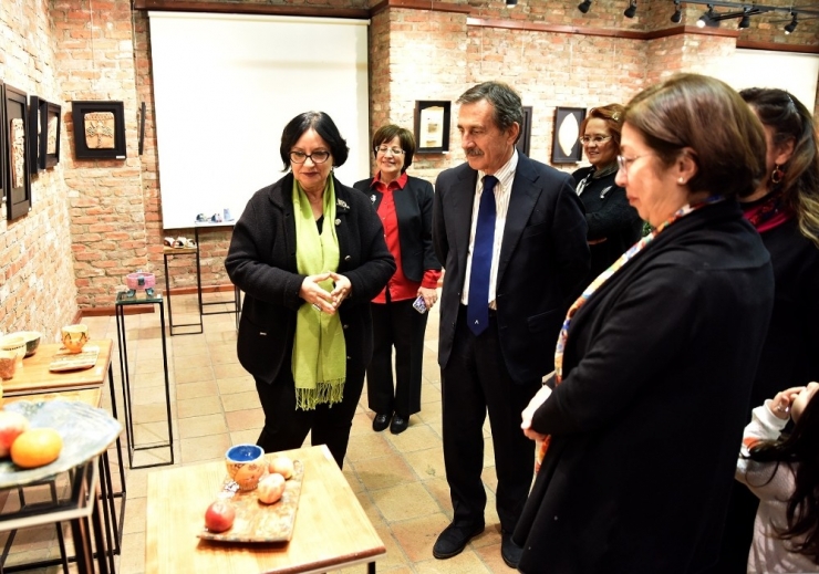 Başkan Ataç’tan “Gynaika; Toprak - Aşk - Bereket” Sergisine Ziyaret