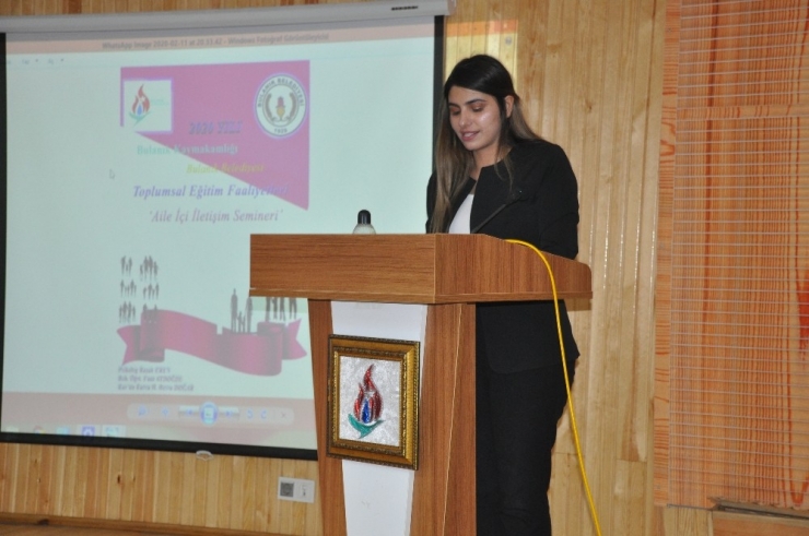 Bulanık’ta ‘Aile İçi İletişim’ Semineri