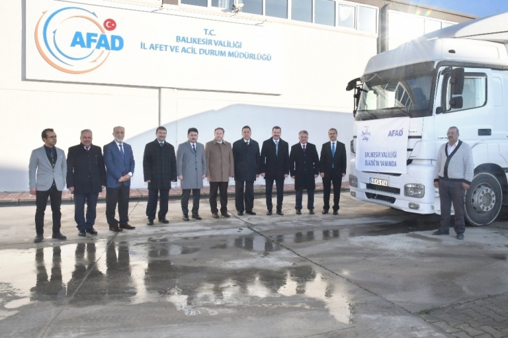 Balıkesir’den Elazığ’a Yardım Tır’ı