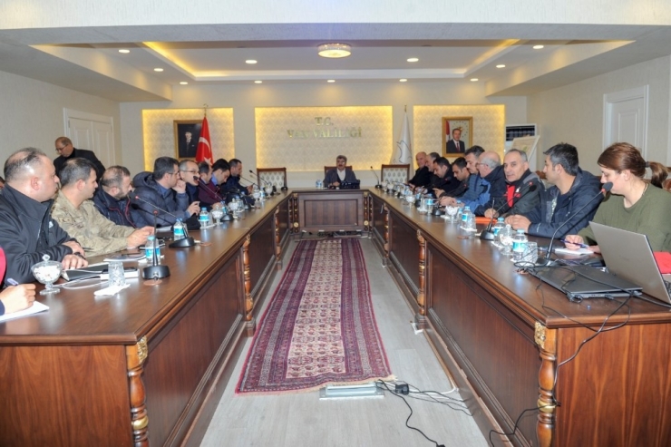 Van’da ‘Kriz Merkezi’ Kuruldu