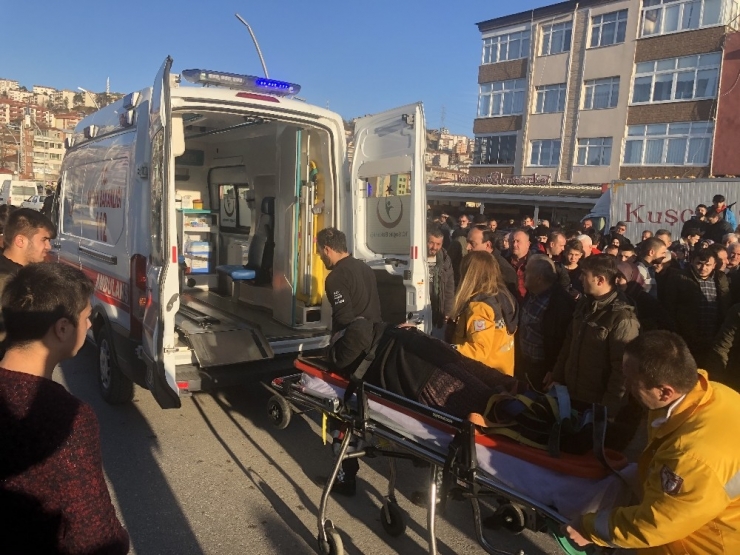 Minibüsün Çarptığı Kadın Yaralandı