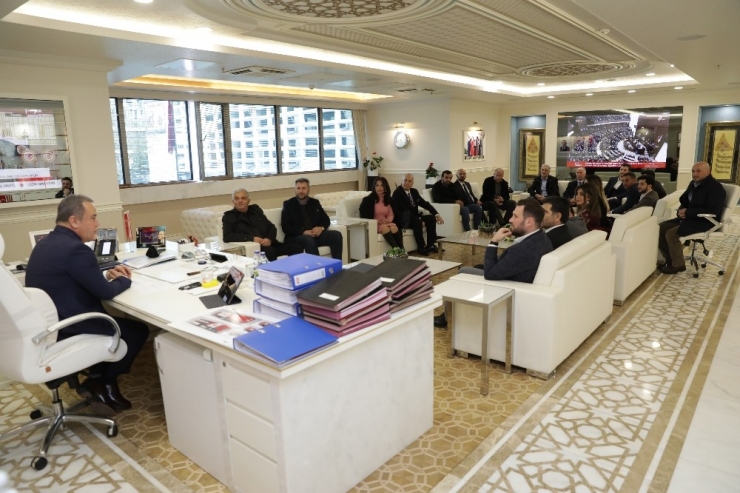 Konyalılar Ve Karadenizliler Derneklerinden Başkan Böcek’e Ziyaret