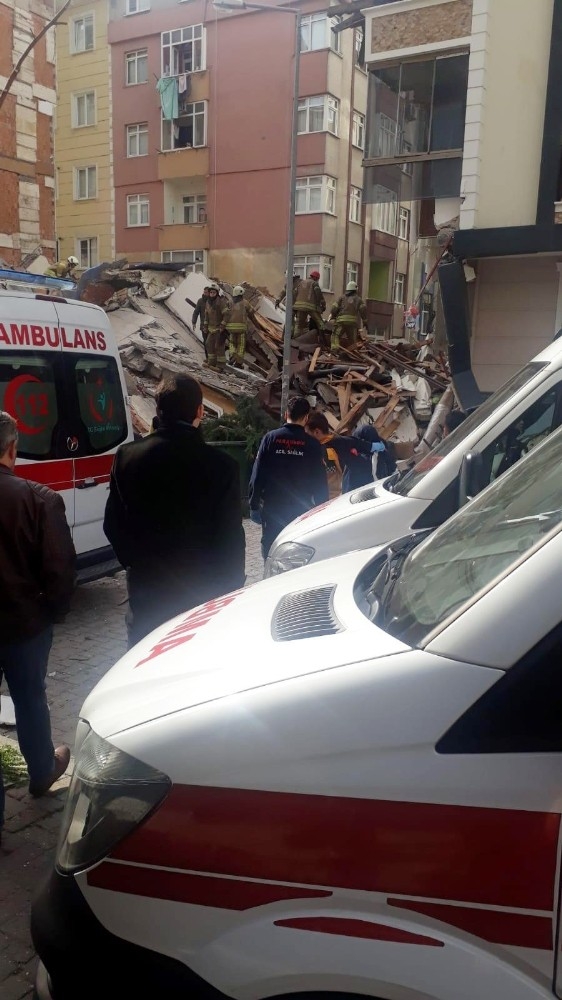 Bahçelievler’de 7 Katlı Bina Çöktü