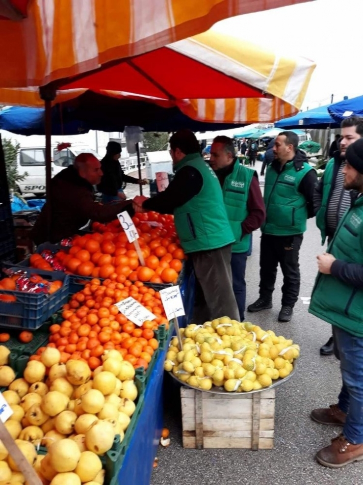 Mudanya Üretici Pazarlarında Denetim