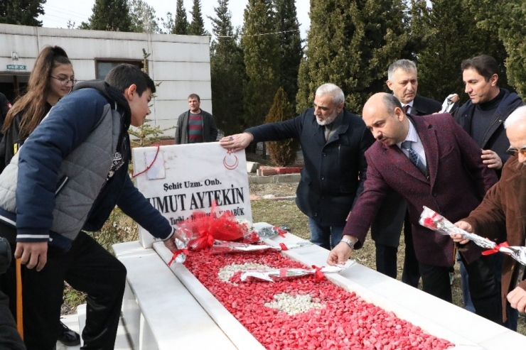 El Bab Şehidi Şehit Oluşunun 3. Yılında Mezarı Başında Anıldı