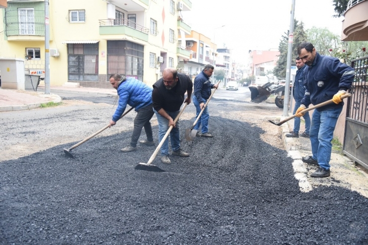 Toroslar’da Yol Çalışmaları Sürüyor