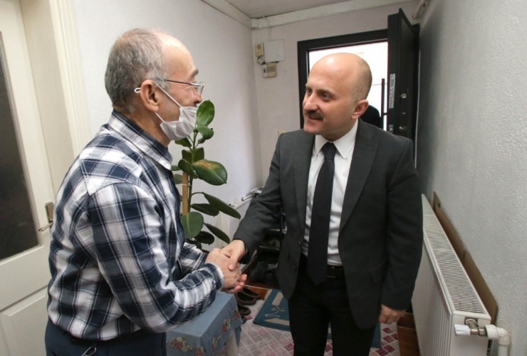 Vali Varol, Kıbrıs Gazisi Sucu’yu Ziyaret Etti