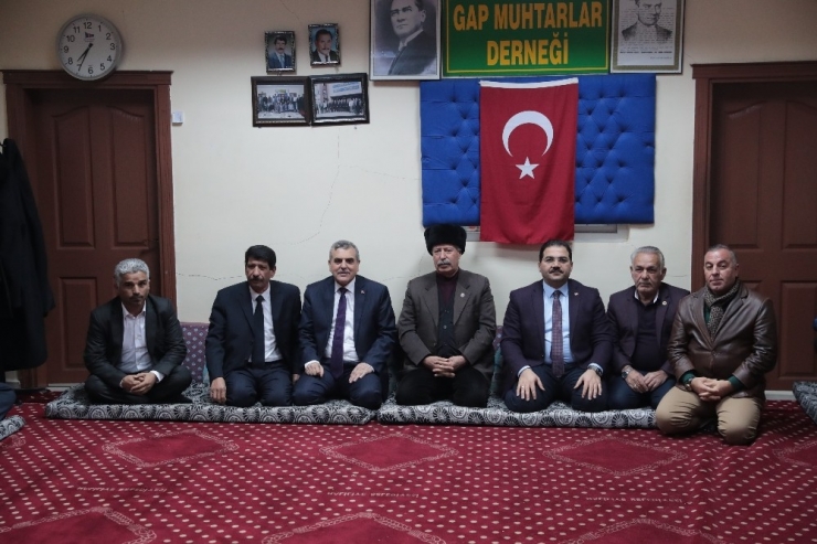 Beyazgül, Muhtarın Taleplerini Dinledi