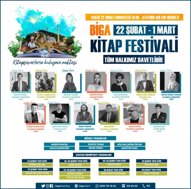 Biga Kitap Festivali Kapılarını Açıyor