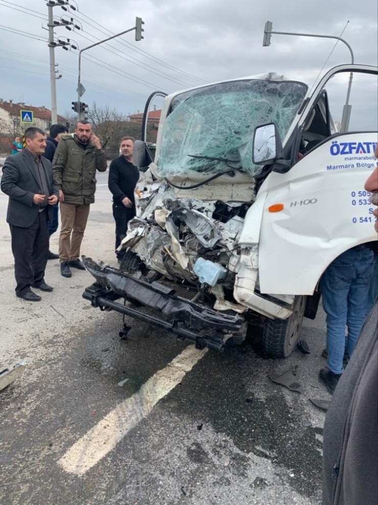 D-100 Karayolunda Kaza: 1 Yaralı