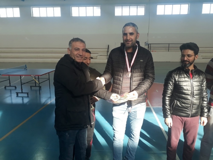 Çınar’da Masa Tenisi Turnuvası Sona Erdi