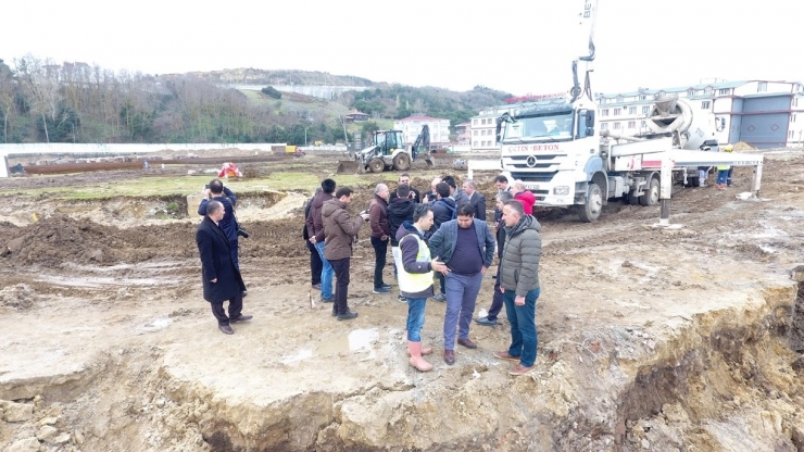 Mehmet Baykan Ve Nazım Maviş Statta İncelemelerde Bulundu