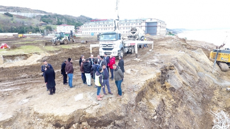 Mehmet Baykan Ve Nazım Maviş Statta İncelemelerde Bulundu