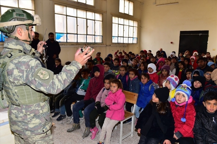 Msb: "Barış Pınarı Bölgesindeki Çocuklara Mayın/eyp’den Korunma Eğitimi Verildi”
