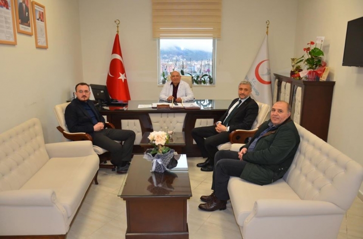 Başkan Biçer’den Başhekim Çağlar’a Destek Ziyareti