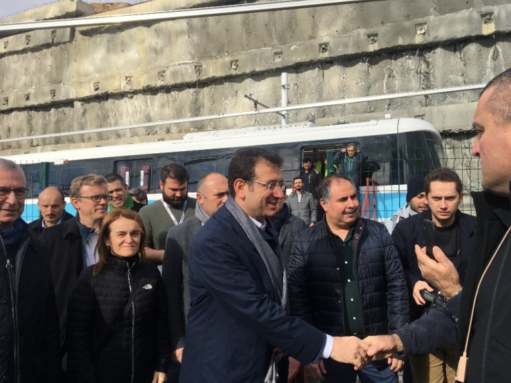 İbb Başkanı İmamoğlu, Mecidiyeköy-mahmutbey Metrosunun Hizmete Gireceği Tarihi Açıkladı