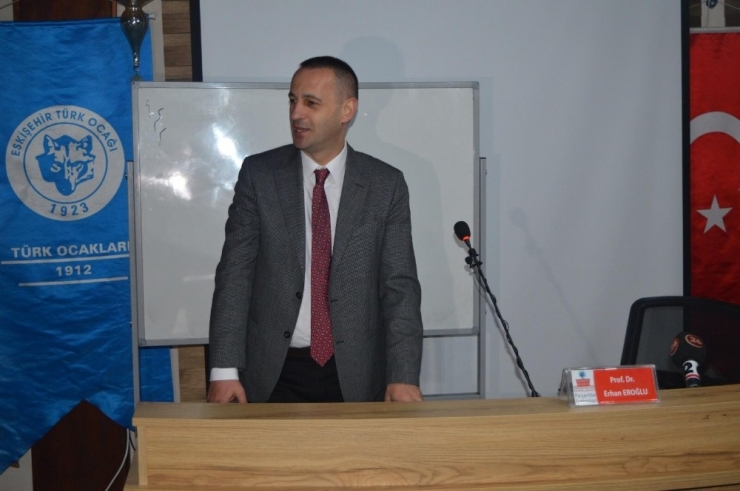 Eskişehir Türk Ocağından "‘Sen’ Dili Değil ‘Ben’ Dili" Konulu Konferans