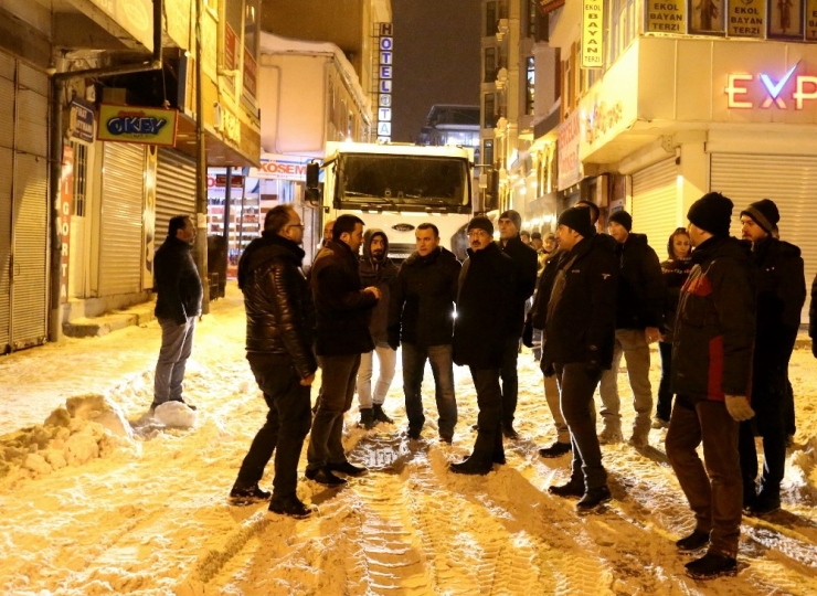 Vali Bilmez Karla Mücadele Çalışmalarını İnceledi