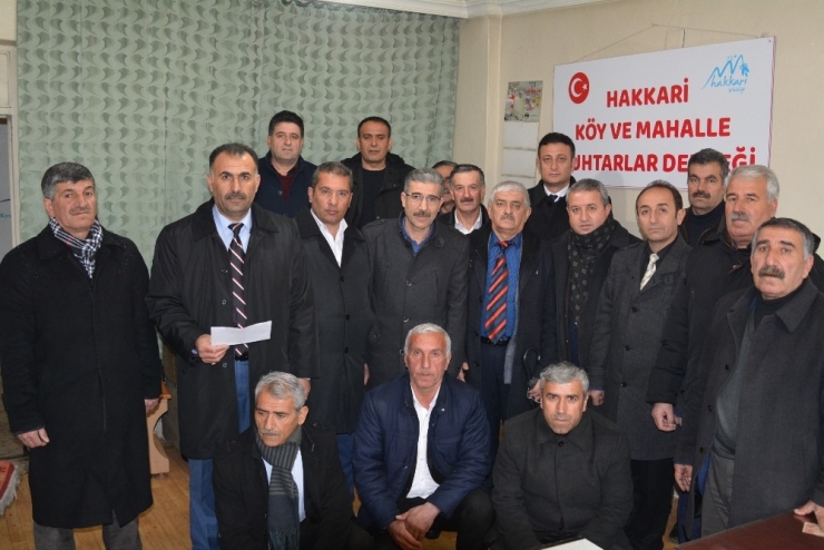 Hakkari’de ‘Köy Ve Mahalle Muhtarları Derneği’ Açıldı