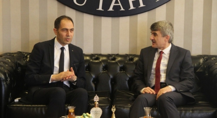 İl Sağlık Müdürü Erşan’dan Rektör Uysal’a Ziyaret