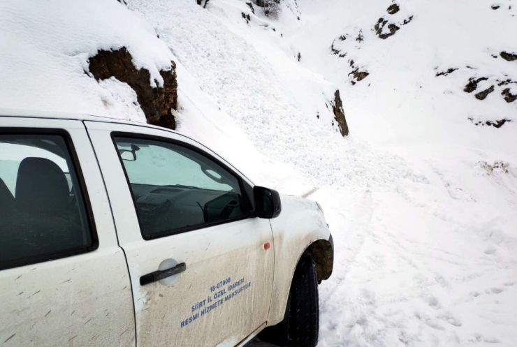 Siirt’te Çığ Düştü