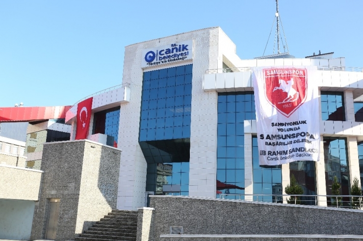 Canik Belediyesinden Personele Samsunspor İzni