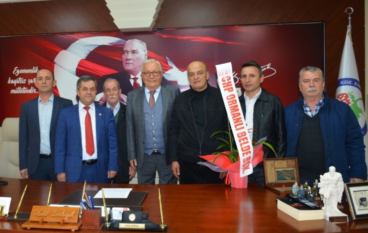 Başkan Posbıyık Ziyaretçilerini Ağırladı