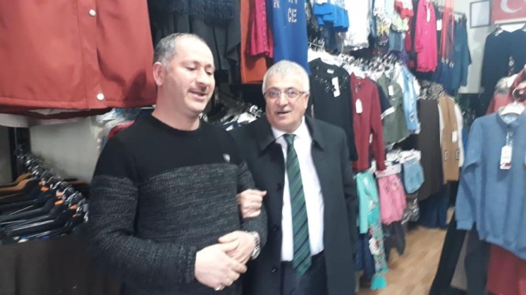 Başkan Dölekli, Esnaf Ziyaretlerini Sürdürüyor