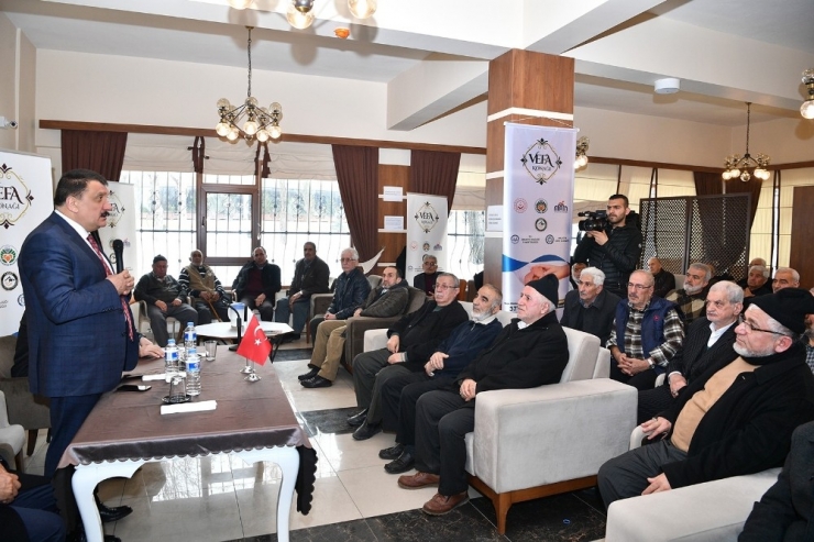 Başkan Gürkan’dan Vefa Konağını Ziyaret