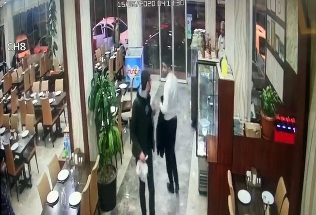 İşkembeci’de Eski Sevgili Kavgası Kamerada