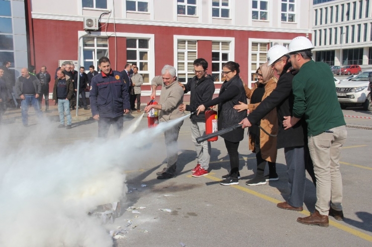 Yangın Tatbikatı Gerçek Oldu