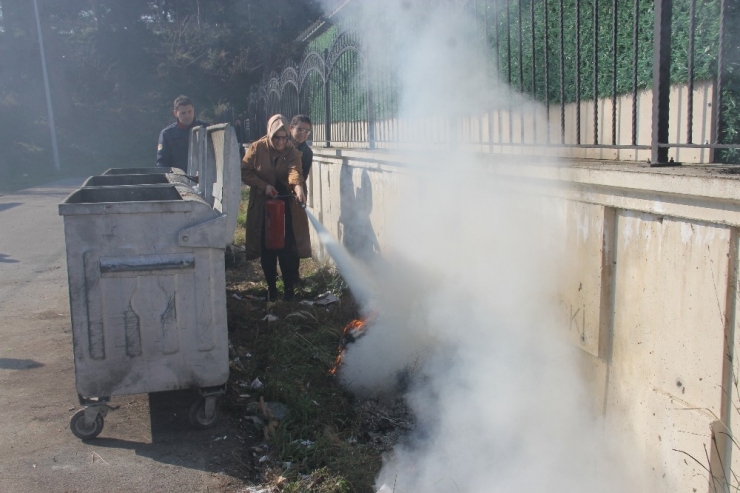 Yangın Tatbikatı Gerçek Oldu