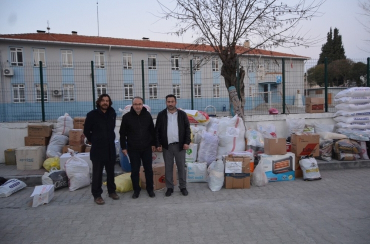 Söke’den İdlib’e Yardım Tırı Yola Çıktı